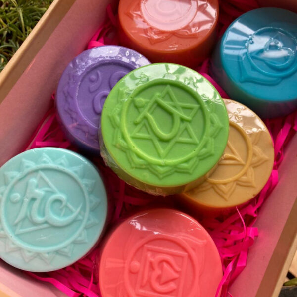 7 Chakara Soap Set