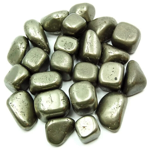 pyrite tumble stone